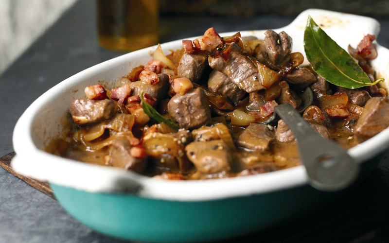 Venison Casserole with Beer